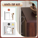 WLIVE Wood Dresser for Bedroom, Wide Chest of Drawers with 6 Drawers, Large Brown Storage Tower Unit, Modern Minimalist Closet Store Organizer for Living Room, Hallway WLIVE