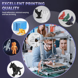 AICOPYTO ABS Filament 1.75mm, 3D Printer Filament Dimensional Accuracy +/- 0.02mm, 1KG Cardboard Spool (2.2 lbs) 3D Printing Filament Fits for Most FDM 3D Printers - ABS Black AICOPYTO