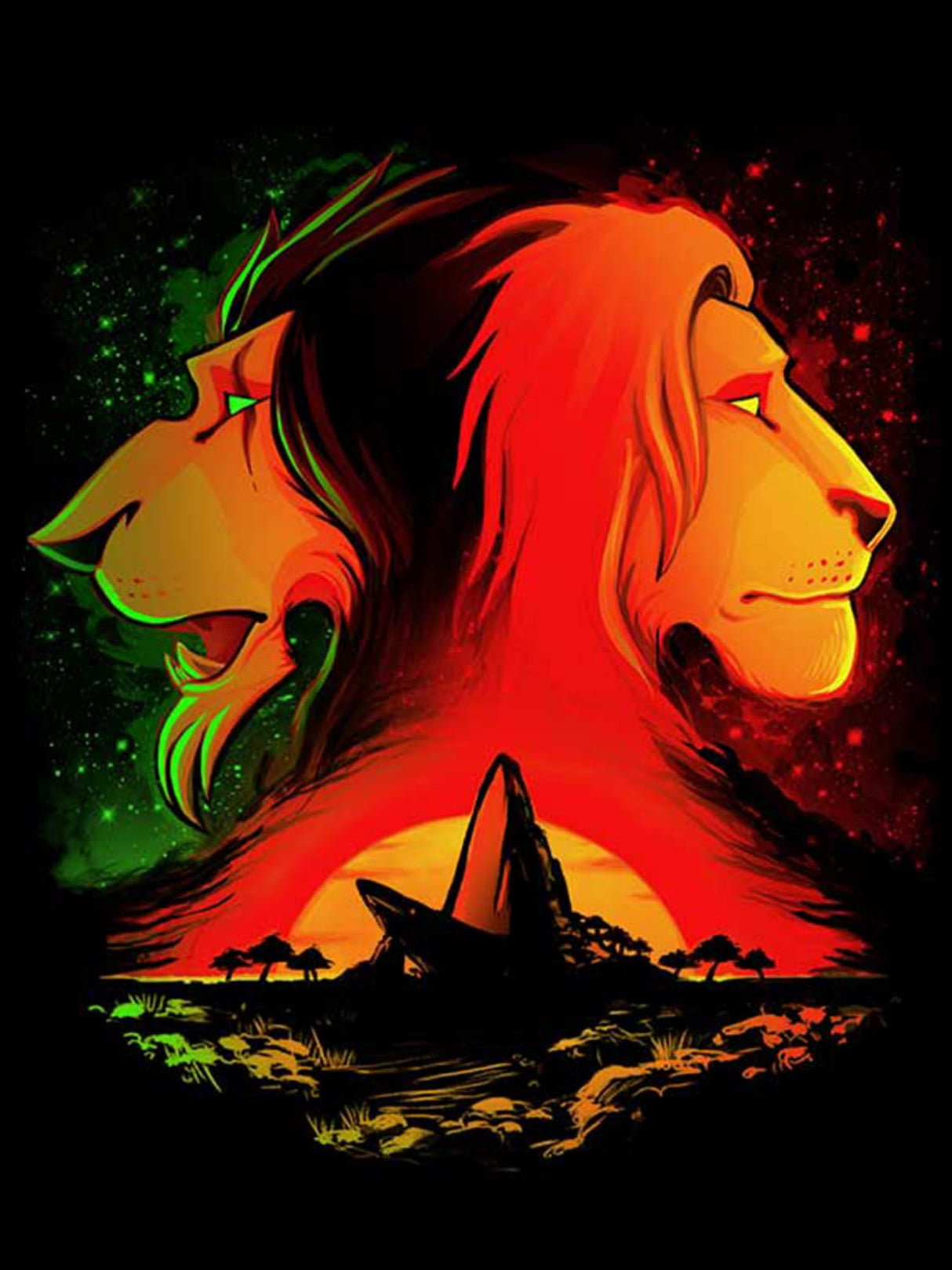 Youtheart Painting with Diamonds Lion Diamond Art, 5D Full Drill Cross Stitch Embroidery Kit Youtheart