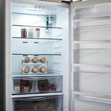 YENXIKU Wine Rack for Countertop, Fridge, Inside Cabinet, 2 Tier Plastic Tabletop Wine Bottle Holder, Water Bottle Organizer for Refrigerator, Pantry, Hold 6 Bottles YENXIKU