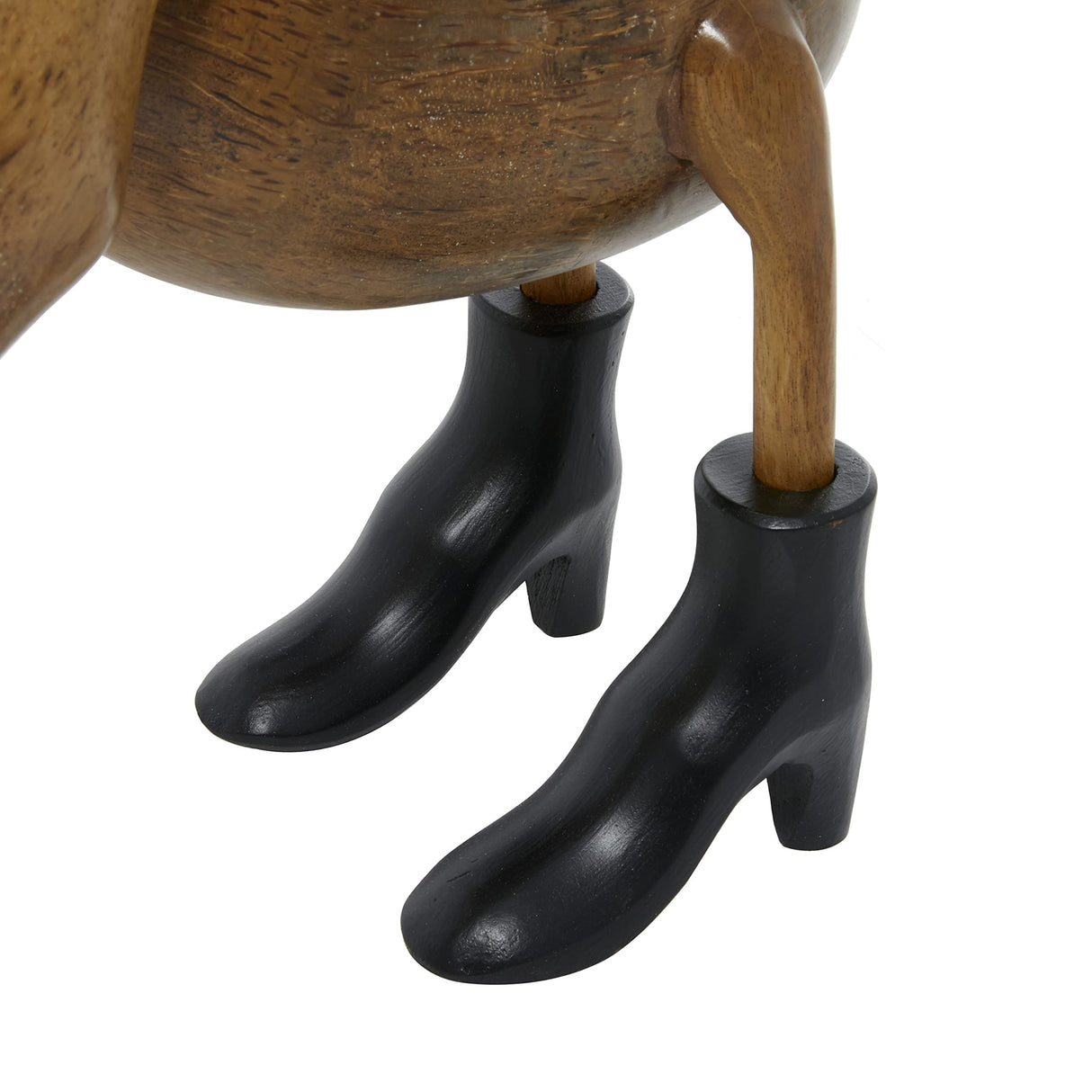 Deco 79 Bamboo Wood Duck Handmade Decorative Sculpture Home Decor Statue, Accent Figurine 16" x 6" x 11", Brown Deco 79