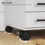 HOOBRO 7-Drawer Chest, File Cabinet, Wooden File Cabinet, Office Cabinet with Drawers, Storage Cabinet, for Home Office, Study, Easy Assembly, White WT07WJ01 HOOBRO