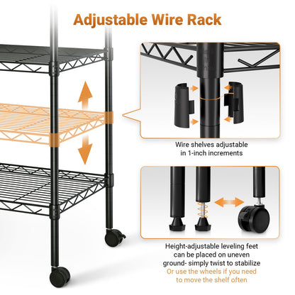 YSSOA Heavy Duty 5-Shelf Shelving Unit，2-Pack - WoodArtSupply