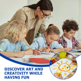 Sherr 300 Sheets 3 Sizes Painting Paper 90 lb/ 160 GSM White Artist Drawing Writing Paper for Kids Students Painting Beginners Artists Drawing Sketch, 5 x 7, 6 x 9, 9 x 12(Watercolor) Sherr