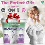 Luna Bean Hand Casting Kit – The Original Hand Mold Kit for Couples – Birthday Gifts, Bridal Shower, Wedding, Engagement Gifts for Her Him Anniversary for Men Women Wife Husband Boyfriend Girlfriend Luna Bean