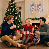 Sunovate DIY Dream Catchers Diamond Painting Kit - Handmade Craft for Boho Decor, Symbol of Good Dreams & Positive Energy, All-Inclusive Crafts for Adults (Vibrant) Sunovate