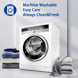 Mattress Topper King Size, Cooling Extra Thick Breathable Viscose Made from Bamboo Mattress pad, Soft Quilted Fitted Mattress Cover with 1000 GSM Down Alternative Fill (8-21”Deep Pocket) SakuraHome