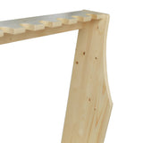 Rush Creek Creations unisex adult Realtree Sporting Floor Reatlree Solid Pine Freestanding 7 Rifle Shotgun Storage Rack Easy Assembly, tan, 0 US Rush Creek Creations