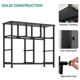 YITAHOME 7 Drawer Fabric Dresser, Furniture Storage Tower Cabinet, Organizer for Bedroom, Living Room, Hallway, Closet, Sturdy Steel Frame, Wooden Top, Easy-to-Pull Fabric Bins YITAHOME