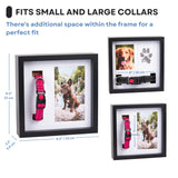 OtterPets Memorial Picture Frame, 4 Customizable Displays, 9x9, Paw Print Kit for Dogs, Dog Memorial Gifts for Loss of Dog, Loss of Pet Sympathy Gift, Pet Paw Print Impression Kit OtterPets