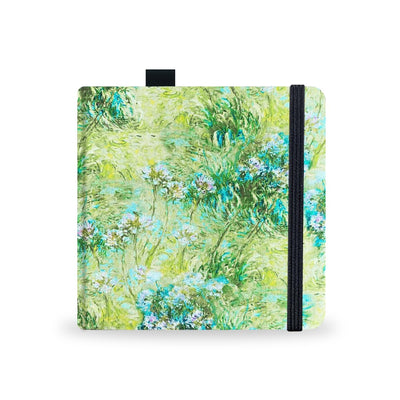Watercolor Sketchbook,5x5 Inch Portable Square Cloth Cover Notebook, 20 Sheets Watercolor Textured Drawing Papers, 300 GSM Art Paper Sketchbook.Green Grassland