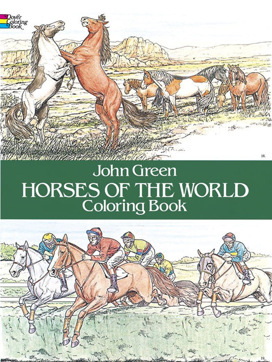 Horses of the World Coloring Book (Dover Animal Coloring Books)