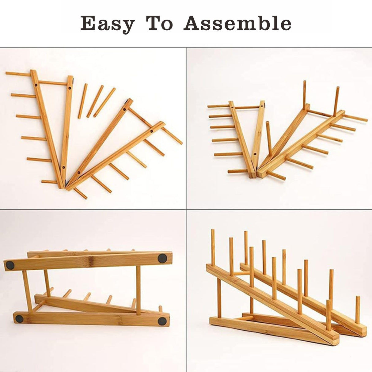 2 Pcs Wooden Puzzle Storage Rack,Jigsaw Puzzle Holder Rack for Puzzle Easel Board,Puzzle Storage Rack Organizer Shelf for Adults Craft Collection Lovers Winbar