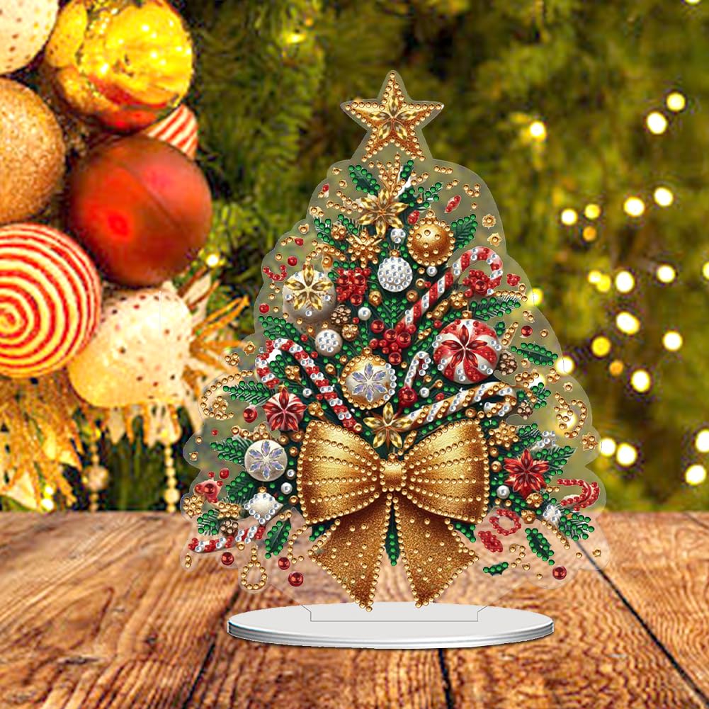 Sulunmo Diamond Art Kits for Adults - Diamond Painting Ornaments, DIY 5D Diamond Art Statues Diamond Dots Sculpture(Christmas Tree-139) Sulunmo