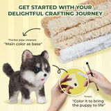 Pipe Cleaners Craft kit, A Pipe Cleaner kit Suitable for Beginners. It Includes a Kits for Making The Shapes of 4 Dogs and Comes with Simple and Easy-to-Understand Video tutorials. MOREJMTT