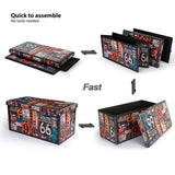 B FSOBEIIALEO Folding Storage Ottoman Bench with Faux Leather Footrest Seat, Coffee Table 30"x15"x15" B FSOBEIIALEO