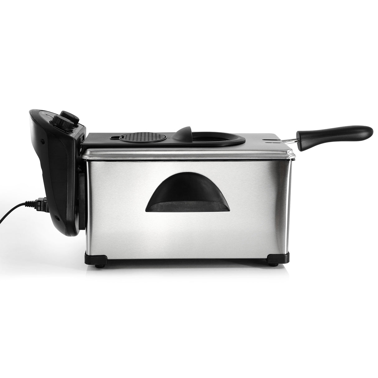 MegaChef Electric Oil Deep Fryer with Adjustable Temperature Control and Timer (3.17 Quart) Megachef