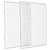 Cooling Rack for Baking 2-Pack, 16x10 Inches Baking Rack, Thick Wire Cookie Rack for Cooking, Roasting, Grilling, Drying, Oven Safe, Fits Half Sheet Pan, Silver BRIOUT