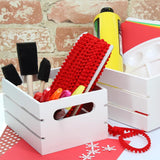 Hampton Art by Leisure Arts Wood Crate, White, 2 pc, Finished Wood Hampton Art