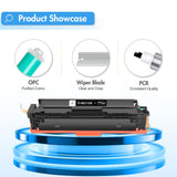 206X Toner Cartridges 4 Pack High Yield: MFP M283cdw M255dw M283fdw 206A Set Compatible Replacement for HP 206X for HP Color Laserjet Pro MFP M283fdw M283cdw M283 Printer Ink (with Chip -B/C/Y/M) TRUE IMAGE