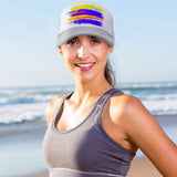 18 Pack Sublimation Blank Polyester Mesh Cap Trucker Summer Mesh Cap Unisex Two Tone and Solid Trucker Hats Blank Snapback Hat Sublimation Blank Mesh Baseball Cap for Men Women Tarpop