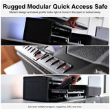 VAULTEK MR Series Dual Layer Smart Handgun Safe Multiple Pistol Storage Smart Safe with Biometric Scanner, Live Alerts, and Auto-Open Door (Biometric + WiFi) VAULTEK