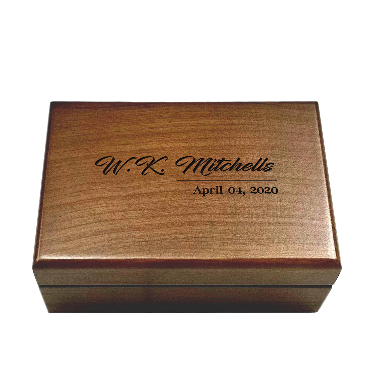 Personalized Memory Box, Custom Memento Box, Gift for Husband Wife, Wedding Day Memory Box, Engraved Keepsake Box for Couples, Memorial Gift, Hand Made Birthday Keepsake Box, Monogrammed Jewelry Box Generic