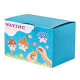 WATINC Mushroom Wool Needle Felting Kit - Set of 3 Red Blue Yellow Mushroom Doll Wool Felt Needle Felting Tools Foam Pad, DIY Home Decoration Needle Felting Craft Party Supplies for Beginners WATINC