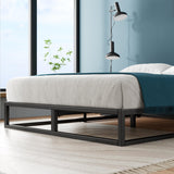 ZINUS Joseph 10 Inch Platform Bed Frame, Wood Slat Support, No Box Spring Needed, Eco Friendly WonderBox(TM) Packaging, Easy Assembly, Black, Full ZINUS