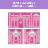 Delta Children Loft Bed Tent Curtain Set for Low Twin, Disney Princess Delta Children
