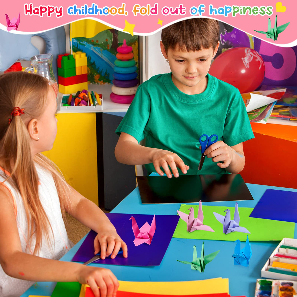 500 Sheets Construction Paper Bulk School Supplies 9 x 12 Inches Art Lightweight Classic Paper Craft for Kids Adults Holiday Drawing Henoyso