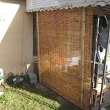 Retro Bamboo Roll-Up Blinds for Outdoor & Indoor Sun Protection Lnder
