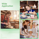 Mini Pottery Wheel Kit, Turntable Electric Pottery Wheel, Clay Making Pottery Machine with 24 Pottery Shaping Tools and Paint Set, Craft Kits Gift for Kids Teens & Adults Beginners OMISTAR