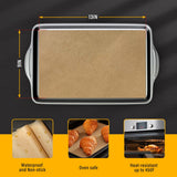 Vosda Parchment Paper Sheets for Baking 9-13 IN Precut Non-Stick Parchment Paper Unbleached Baking Sheet Paper for Air Fryer,Baking,Sandwich,Grilling,Steaming,Suitable For Bread Cake Cookies 120p Vosda