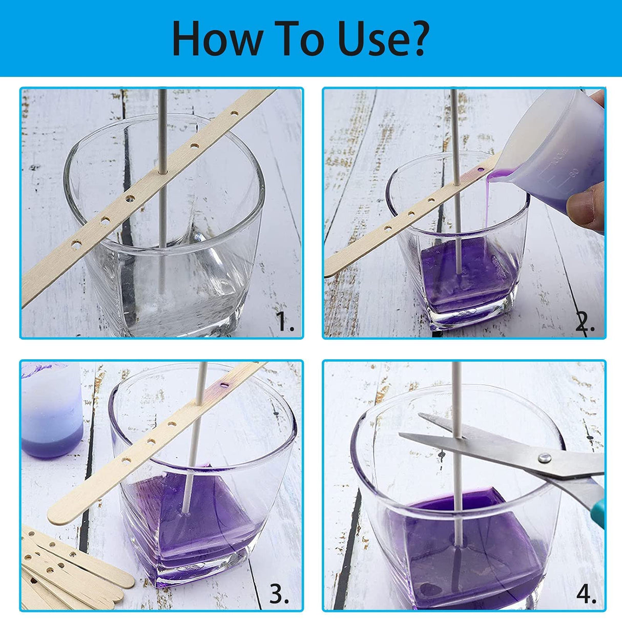 Wooden Candle Wick Holders Pack of 100pcs Wick Centering Devices Candle Wick Bars for Candle Making … (7.1inch - 100pcs) ANTUNIHOD