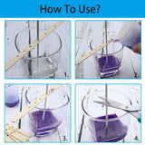 Wooden Candle Wick Holders Pack of 100pcs Wick Centering Devices Candle Wick Bars for Candle Making … (7.1inch - 100pcs) ANTUNIHOD