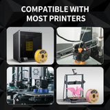 OVERTURE PETG Filament 1.75mm, 3D Printer Filament, 6kg Spool (13.2lbs), Dimensional Accuracy Probability +/- 0.02 mm, Fit Most FDM Printers (6 Color (6-Pack)) OVERTURE