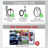 NACS EV Extension Cable, 20ft 50A EV Charger Extension Cord Compatible with Model 3/Y/X/S/CT, High Powered TSL Wall Connector, Destination Charger, and Mobile Connector 110V-240V EVCONN