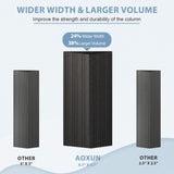 Aoxun 12' x 16' Permanent Hardtop Gazebo with Galvanized Steel Double Roof and Aluminum Frames Outdoor Large Pavilion Gazebo for Patio Deck Garden, Nettings and Curtains Included, Brown Aoxun