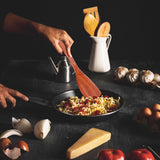 Piriuuo 2 Pcs Wooden Spatula, Flat Wooden Spatula Natural Wooden Spatula for Cooking Long Handle Wood Spatula Kitchen Spatula Wooden Wok Spatula Wooden Cooking Utensils for Non-Stick Cookware Piriuuo