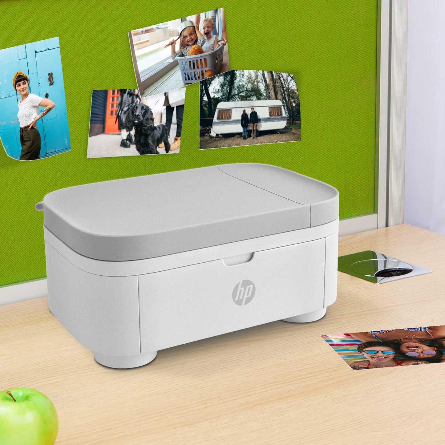 HP Sprocket Studio Plus 4x6" Wireless Instant Photo Printer – Wi-Fi, Premium Dye Sublimation, Compact - Prints Vibrant Color Pictures from iOS & Android Devices - Editing App for Fun, Creative Photos