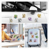 Sitsink Dragon Diamond Painting Magnets - 16 Pcs Small Diamond Art Kits for Adults Refrigerator Stickers, Fantasy Animal Dragon DIY Crafts Making Sitsink