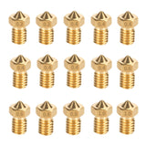 LANKEGU 15PCS Brass Nozzles Kit for Anycubic Kobra, 3D Printer 7PCS 0.4mm Nozzles and 2PCS 0.2mm, 0.6mm, 0.8mm, 1.0mm Brass Nozzles Kit for Anycubic Mega, Mega X, Chrion, Kobra, Kobra Neo LANKEGU