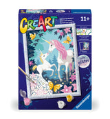 Ravensburger CreArt Hello Little Unicorn Paint by Numbers Kit for Kids - 25976 - Painting Arts and Crafts for Ages11 and Up Ravensburger