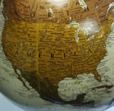 Replogle Andorra Globe, 12" Desktop World Globe, Raised Relief, Up-to-date Cartography, Smart Intelli-enabled World Map, Made in the USA, Antique Replogle
