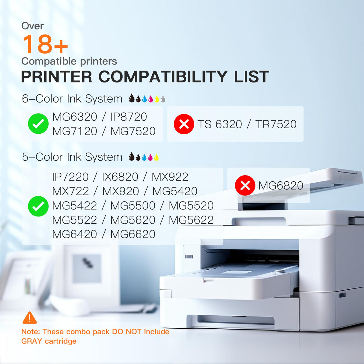 E-Z Ink Compatible Ink Cartridges Replacement for Canon 250 251 XL PGI-250XL CLI-251XL to use with PIXMA MX922 MX920 IX6820 MG5520 MG7520 IP8720 MG6620 MG6320 MG7120 (15 Pack) E-Z Ink