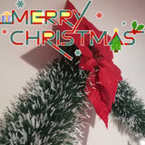 50 Feet Garland for Christmas Decorations,Green Snowy Garland,Artificial Christmas Pine Streamers for Party Hanging Ceiling Decorations Eerrhhaq