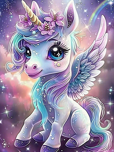 RMSGOZO Diamond Painting Kits Fantasy Unicorn, for Adults Beginners, 5D Crystal Rhinestone Embroidery Diamond Art Kits 12X12 Inch, for Home Decor Wall Decor & Holiday Gifts