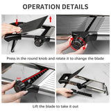 VEKAYA Mandoline Slicer,Mandoline Food Slicer for Kitchen,Mandolin,Potato Slicer,Vegetable Chopper,Adjustable Stainless Steel Veggie Onion Tomato Julienne Cutter with Cut-Resistant Gloves VEKAYA