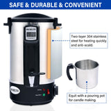 TCFUNDY Candle Making Wax Melting Pot 8.45Qts/17Lbs, Electric Non-Stick Candle Wax Melter Pot 8L, DIY Candle Making Kit for Adults, Soy Wax and Beeswax Candle Maker TCFUNDY